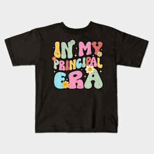 In My Librarian Era Retro Back To School Bookworm Book Kids T-Shirt